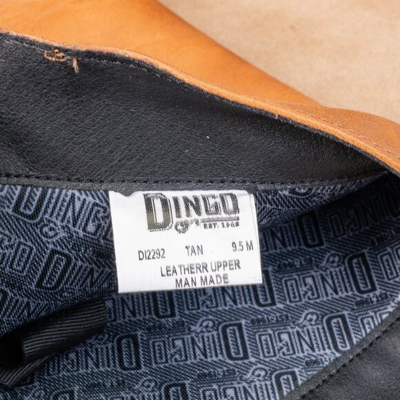 Dingo Women Casbah Tan Leather Harness Pull-on Bohemian Knee Boots sz 9.5 - Picture 9 of 10